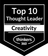 Thinkers360 Top 10 Thought Leader badge, Creativity